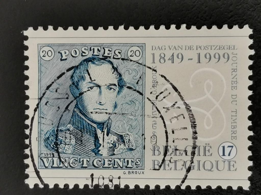 Belgique 1999 - 150 ans de timbres belges - Leopold I, Enlèvement ou Envoi, Affranchi, Maison royale