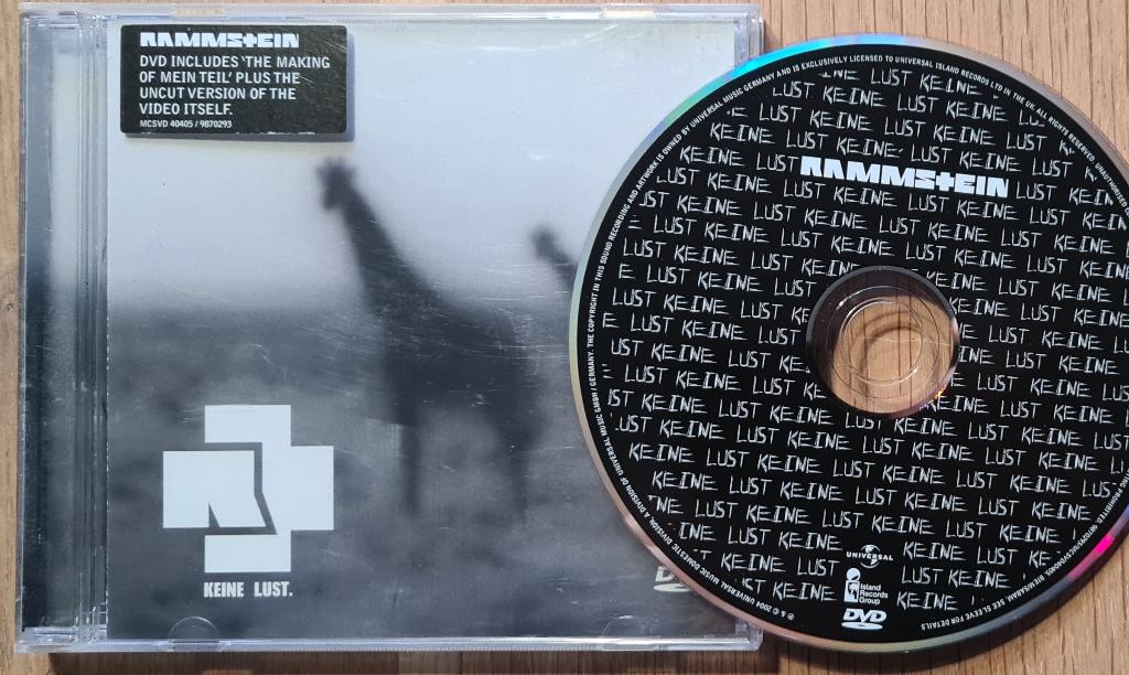 RAMMSTEIN - Keine lust ( CD / DVD ), Cd's en Dvd's, Verzenden, Zo goed als nieuw