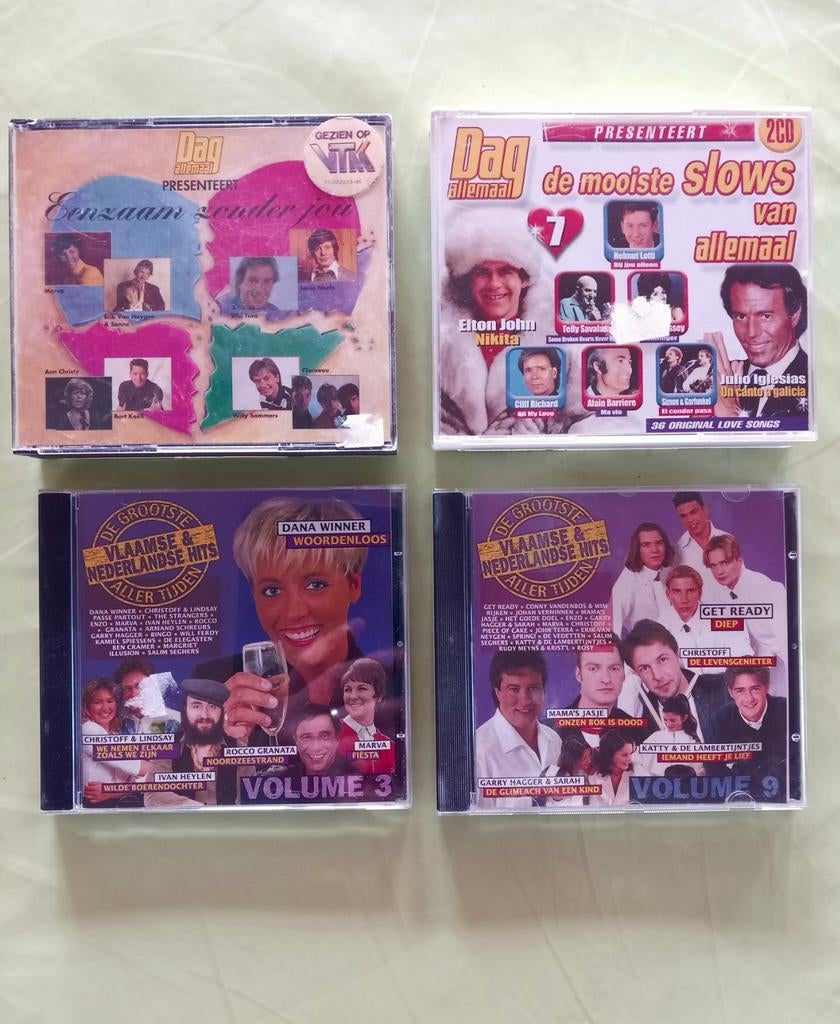 Vlaamse muziek - 2€/doos - 5€ alles samen, Ophalen of Verzenden, Zo goed als nieuw