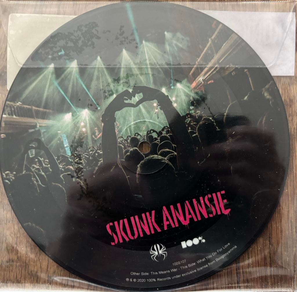 Skunk Anansie - This means war - what you do for love ( 7” ), 7 inch, Single, Ophalen of Verzenden, Zo goed als nieuw