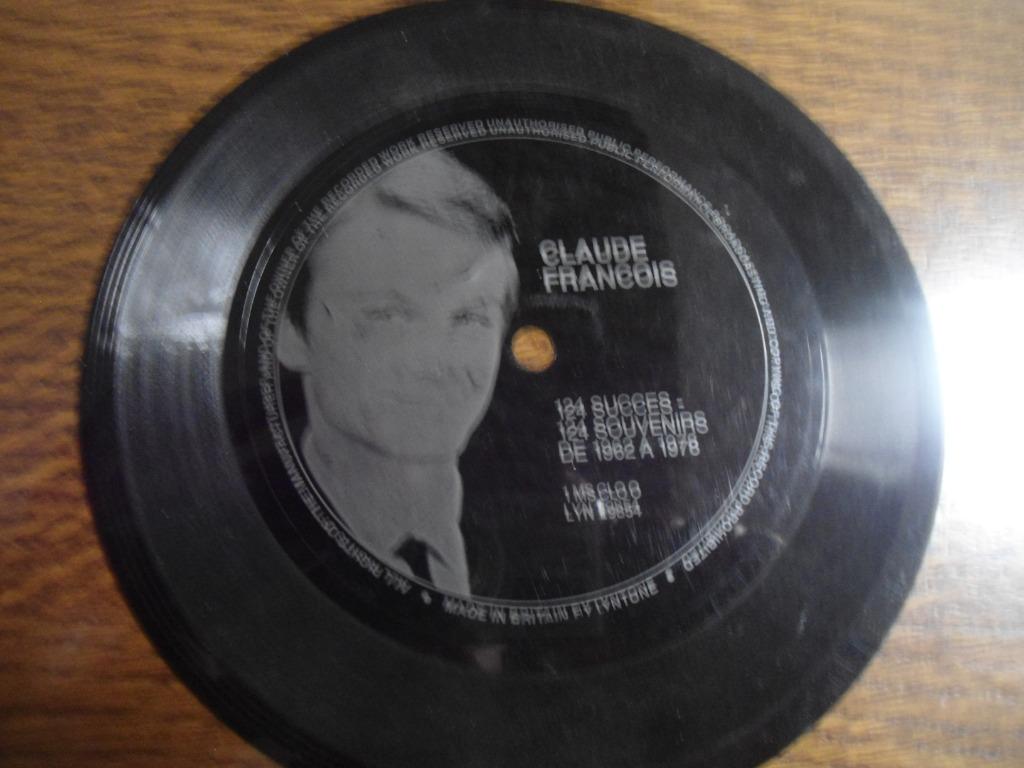 Voormalige kleine schijf Souple Claude François., Ophalen of Verzenden, Gebruikt, Overige formaten