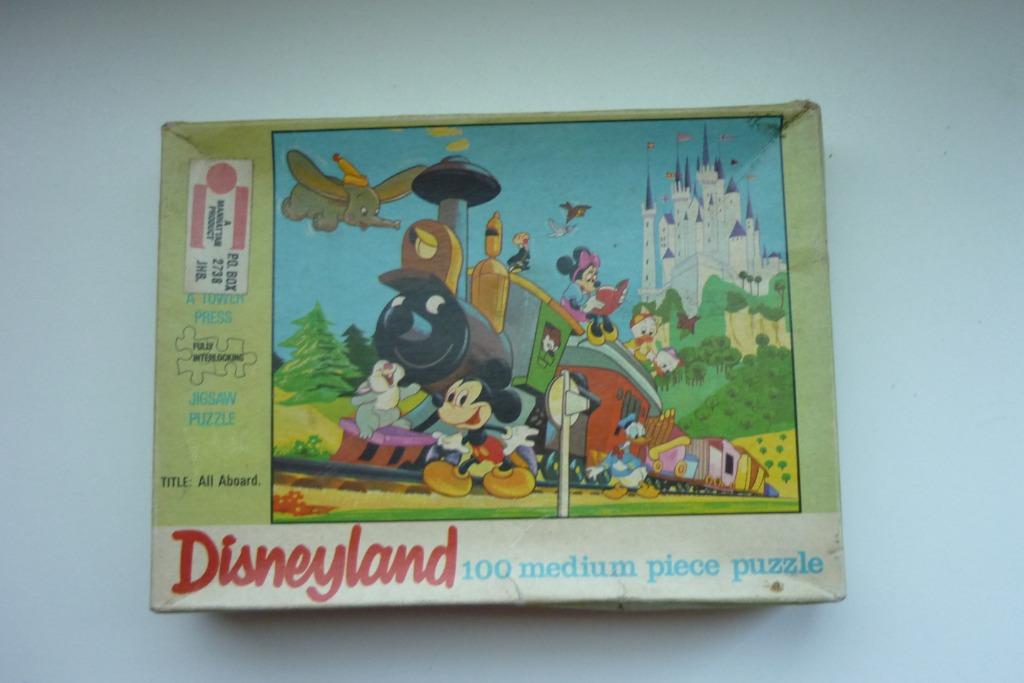 Disneyland vintage puzzel, Collections, Enlèvement ou Envoi, Mickey Mouse, Utilisé, Autres types