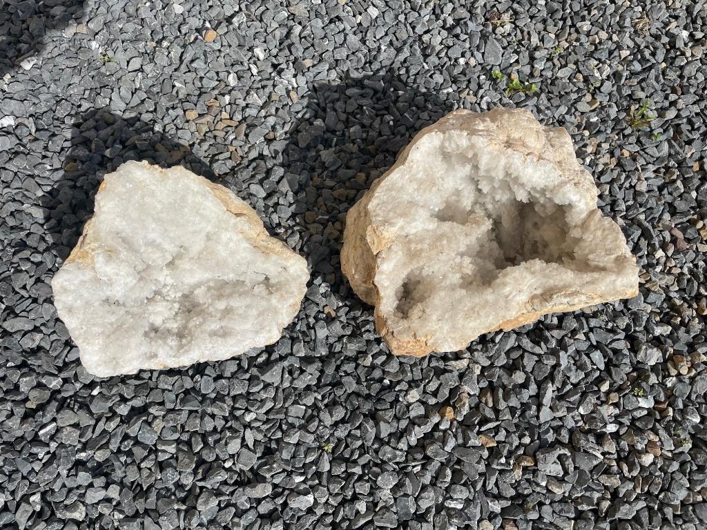Geode fermée Cristal de roche exceptionnelle, Collections, Enlèvement