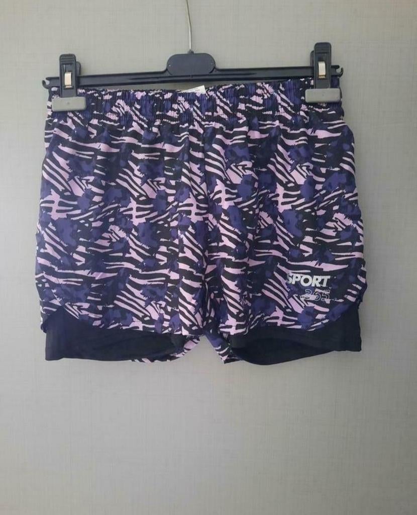 NIEUW sport shortje "S", Zeeman, Paars, Overige typen, Nieuw