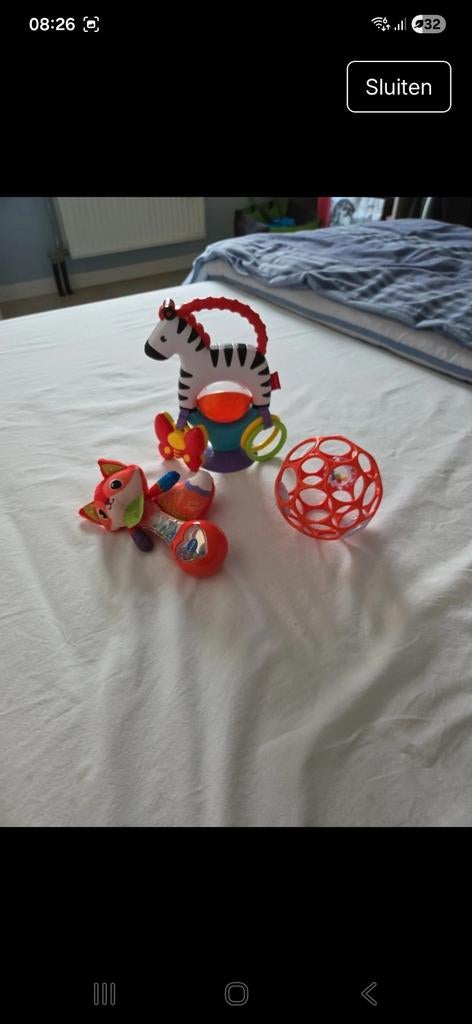 Baby speelgoed, Kinderen en Baby's, Ophalen of Verzenden, Rammelaar