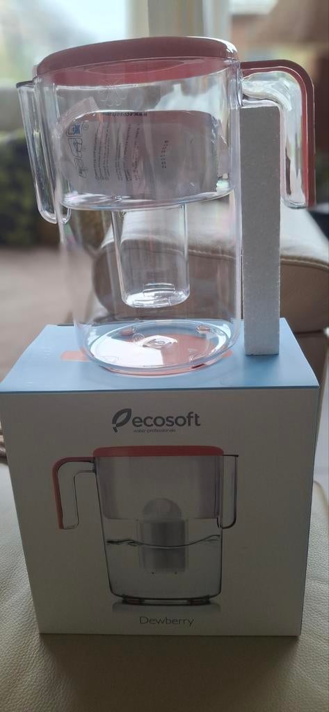 Ecosoft water filter carraffe met filter(NIEUW), Ophalen of Verzenden, Nieuw