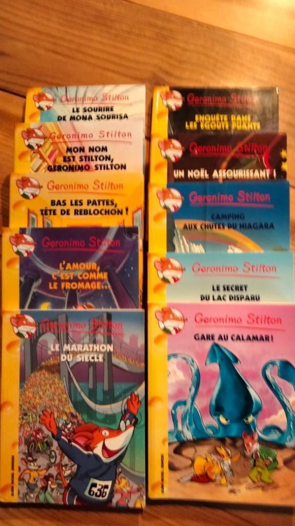 Lot de 10 livres Geronimo Stilton, Enlèvement, Comme neuf