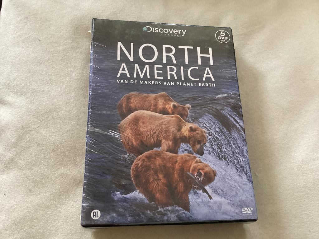 North America (discovery channel) dvd box van 5 disc's, Alle leeftijden, Ophalen of Verzenden, Natuur, Boxset