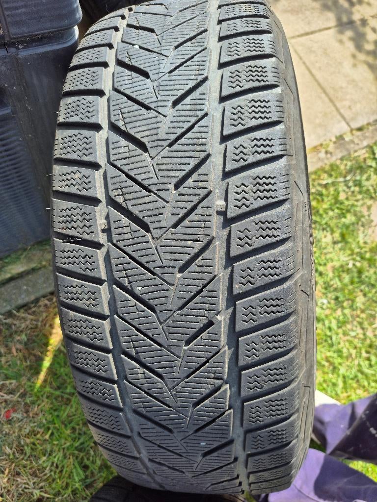 Velgen en winterbanden peugeot 5008, Auto-onderdelen, Ophalen, Gebruikt, Velg(en), 17 inch