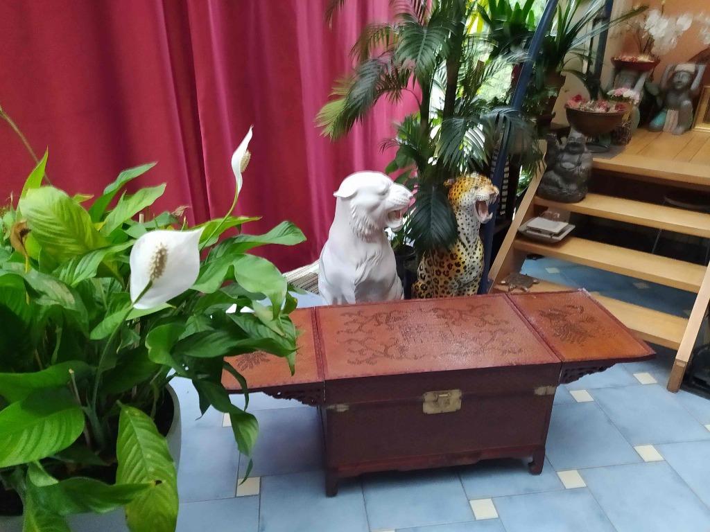 2 Anciens coffres chinois, Antiquités & Art, Antiquités | Meubles | Armoires, Enlèvement