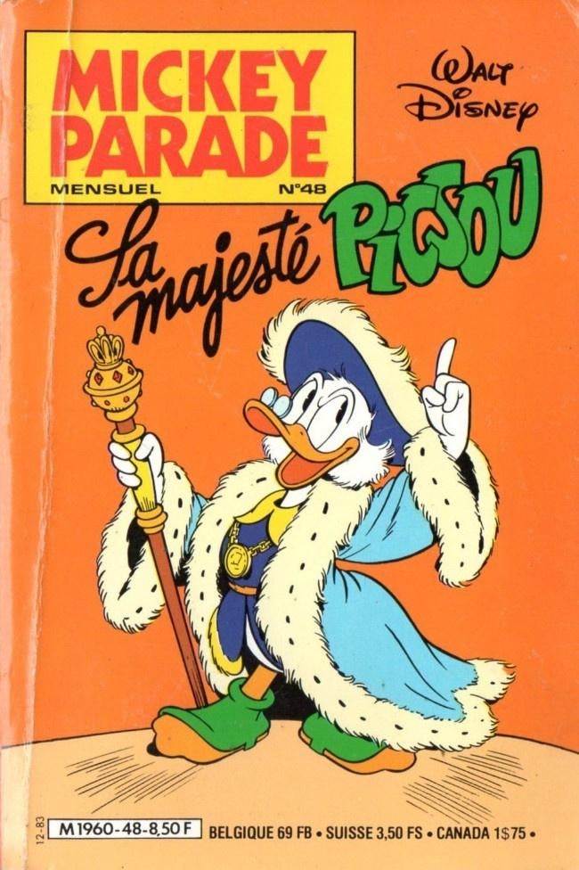 Mickey Parade N. 48 - Sa majesté Picsou, Livres, Enlèvement ou Envoi, Utilisé, WALT DISNEY, Une BD