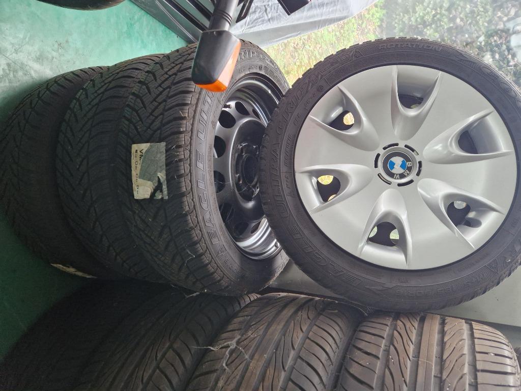4 wielen bmw 1reeks 185/60 R16 86H met schijven, Auto-onderdelen, Banden en Velgen, Ophalen, 16 inch, Banden en Velgen, Nieuw