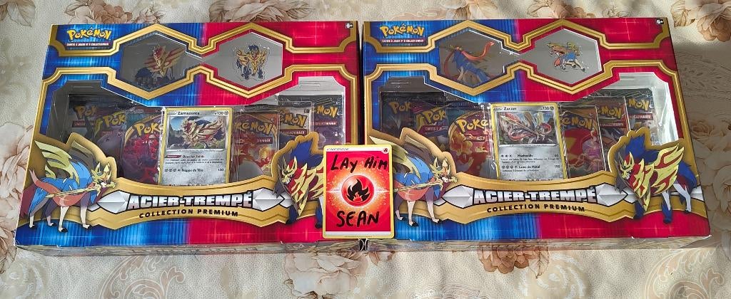 coffret duo acier trempé ZACIAN et ZAMAZENTA  FR, Ophalen, Nieuw, Overige typen