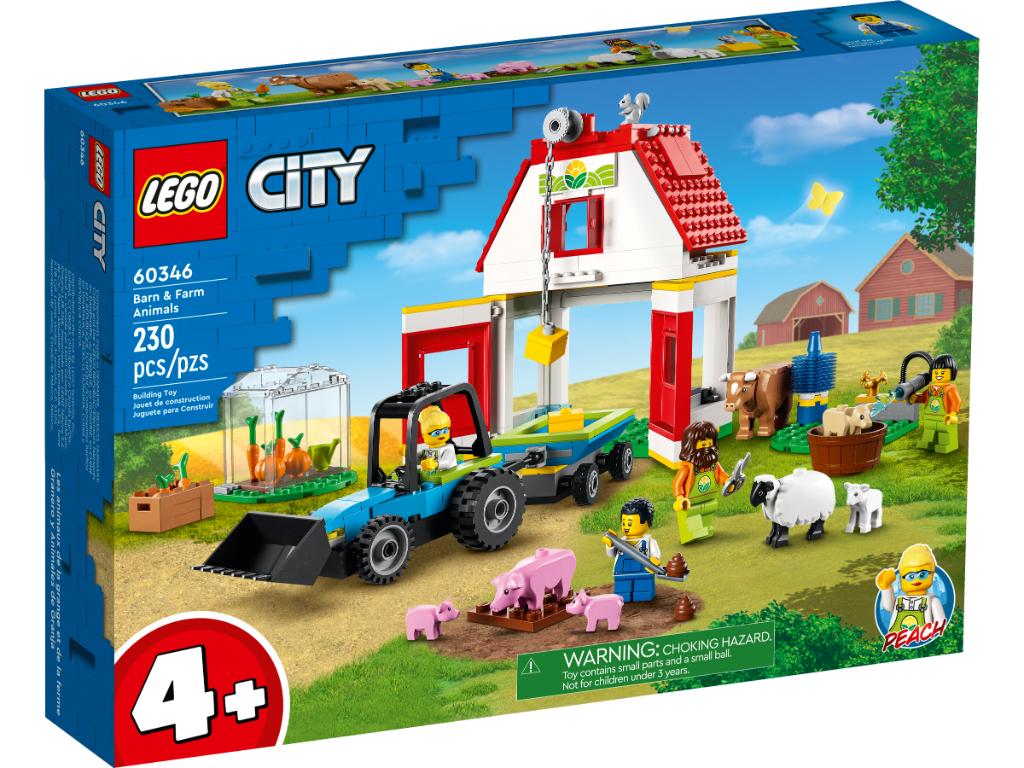 Lego City 60344 + 60346 Kippenhok + Schuur (2022), Ophalen of Verzenden, Nieuw, Complete set, Lego