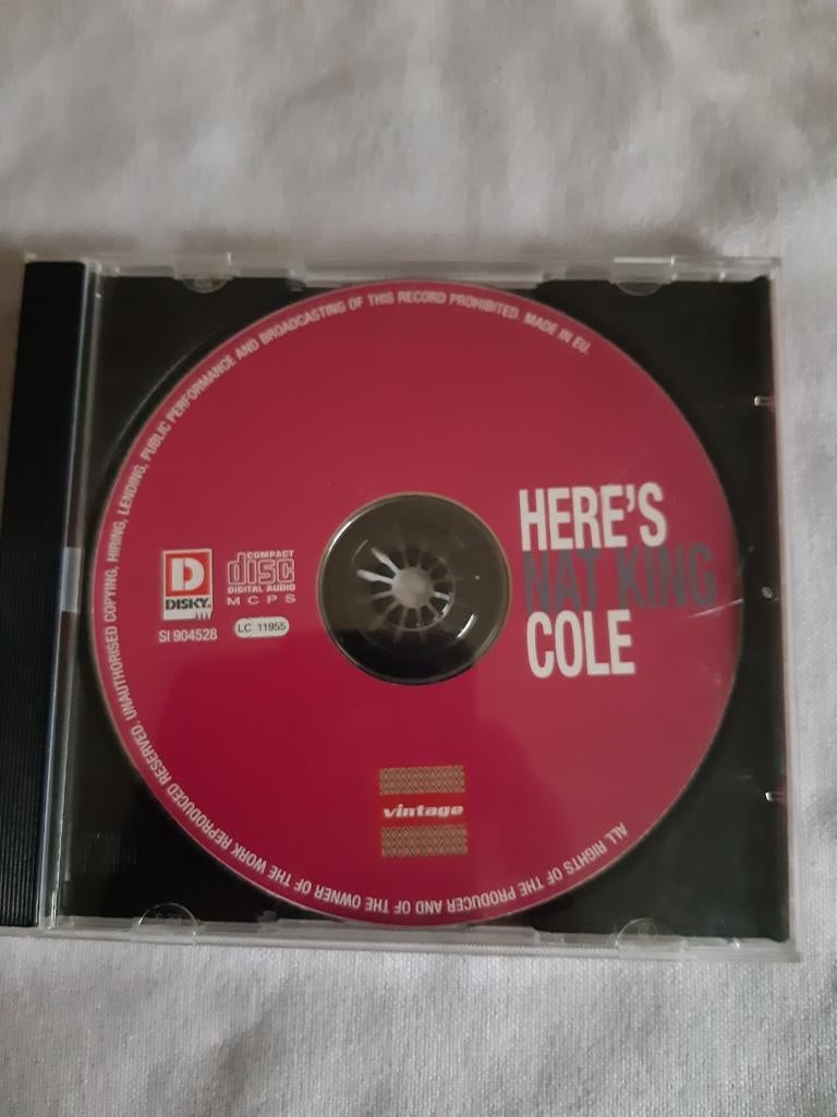 CD HERE'S NAT KING COLE (Vintage), Ophalen of Verzenden, Zo goed als nieuw, R&B