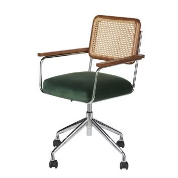 Bureaustoel Maison Du Monde Rosalie, Enlèvement, Comme neuf, Vert, Chaise de bureau