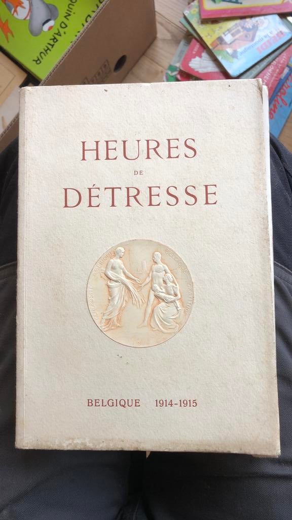 Livre « Heures détresse - Belgique 1914-1915, Livres, Enlèvement ou Envoi, Comme neuf