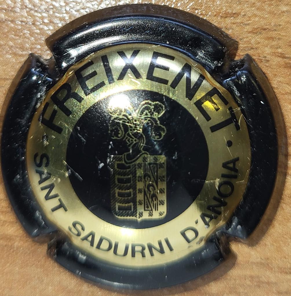 Capsule Cava d'Espagne FREIXENET noir & or brillant nr.08d, Ophalen of Verzenden, Nieuw, Spanje, Overige typen