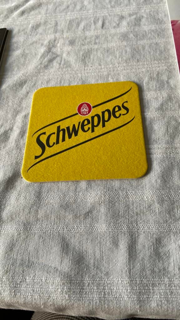 Sous-bock Schweppes, Enlèvement ou Envoi, Neuf, Sous-bock, Autres marques