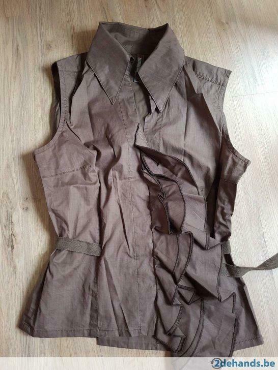 Hemdje zonder mouwen voor dames, Kleding | Dames, Gedragen, Maat 36 (S), Bruin