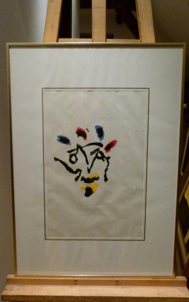 Jef DIEDEREN Ingelijste zeefdruk 50x70, Antiek en Kunst, Ophalen