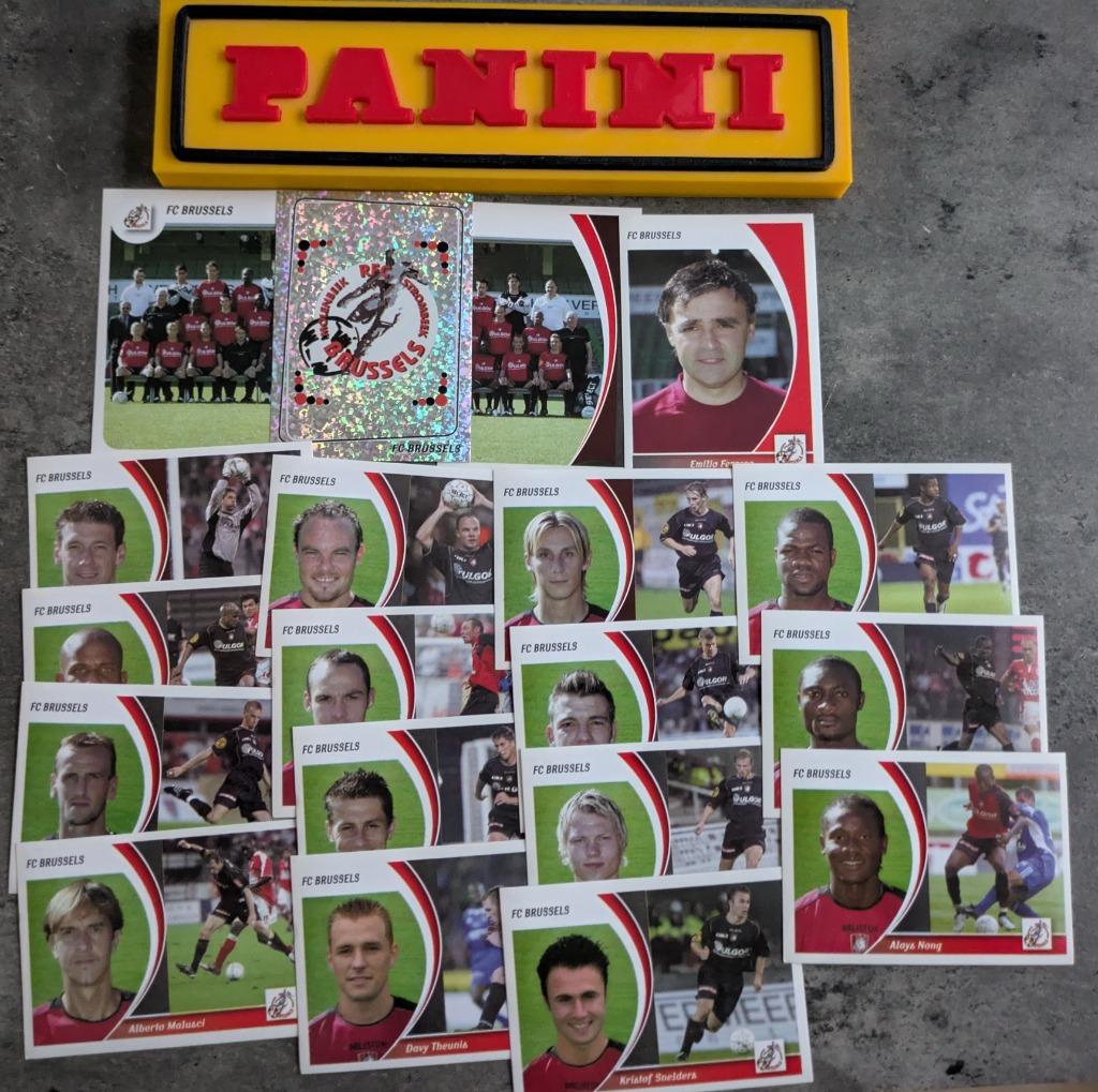 Autocollants de football Panini 2005 19X FC BRUSSELS 2005, Hobby & Loisirs créatifs, Autocollants & Images, Neuf, Envoi