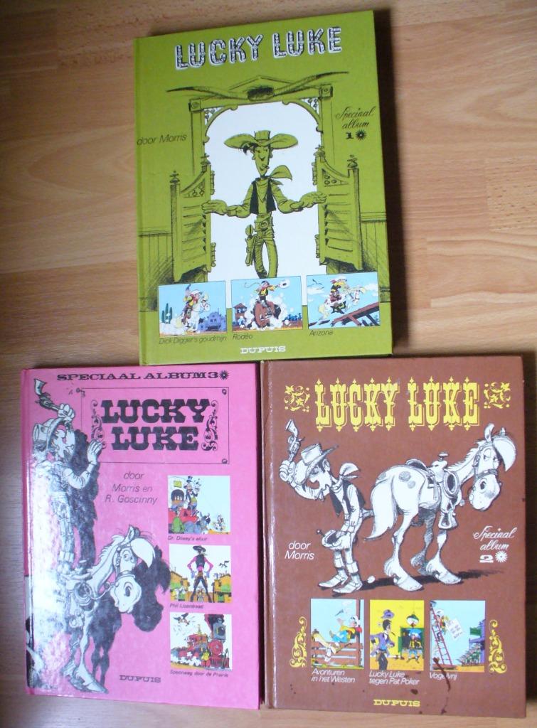 LUCKY LUKE 11 ORIGINELE INTEGRALES-MORRIS GOSCINNY DUPUIS, Meerdere stripboeken, Ophalen of Verzenden, Gelezen, Morris en Goscinny