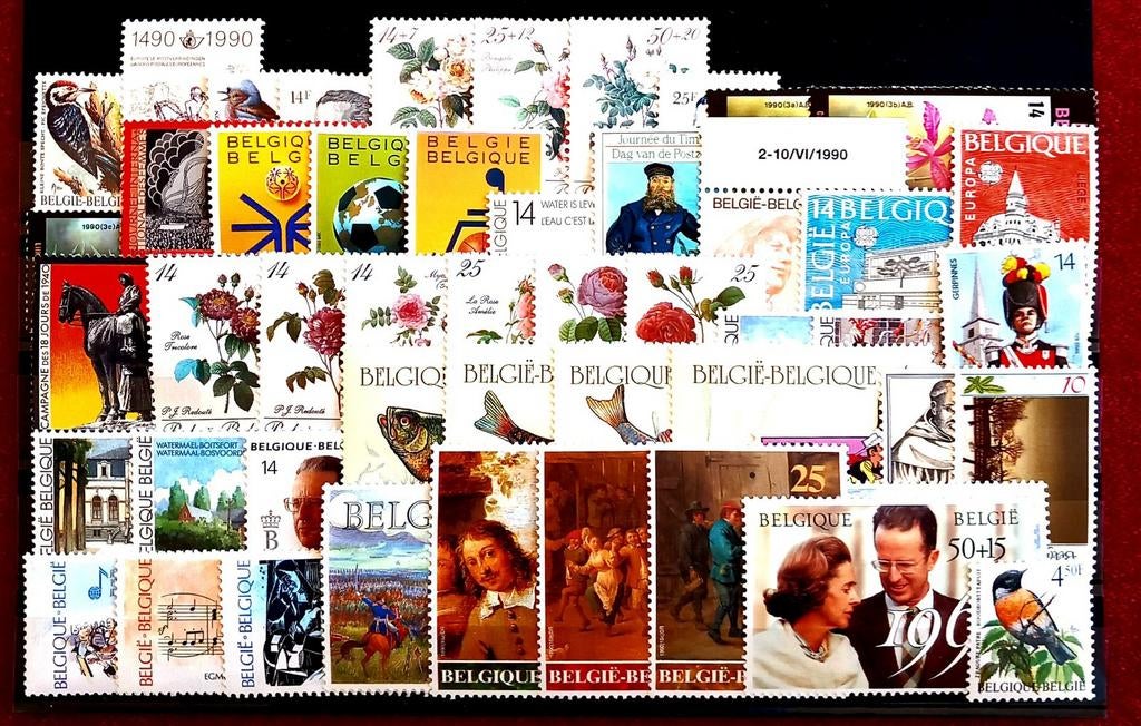 1990 Année complète MNH ** - Cote 129,50 €, Neuf, Non oblitéré, Gomme originale, Envoi
