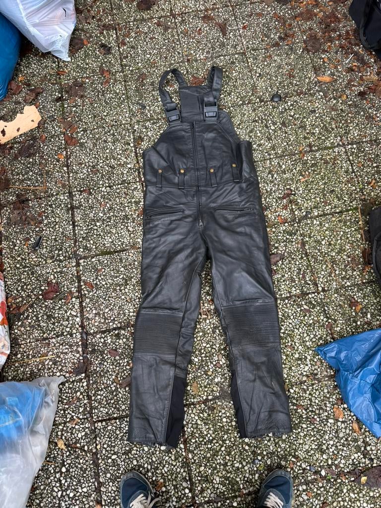 Pantalon moto cuir Richa vintage Belgique, Enlèvement, Comme neuf