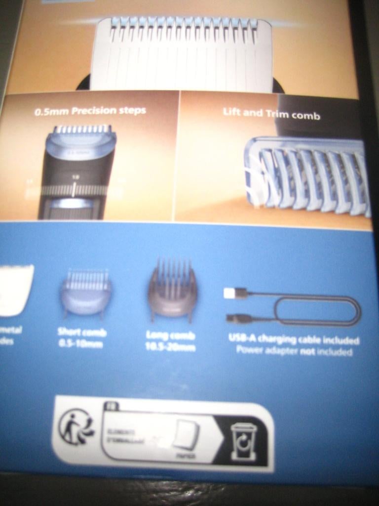 baardtrimmer Philips, Elektronische apparatuur, Ophalen of Verzenden, Nieuw, Scheren en Epileren