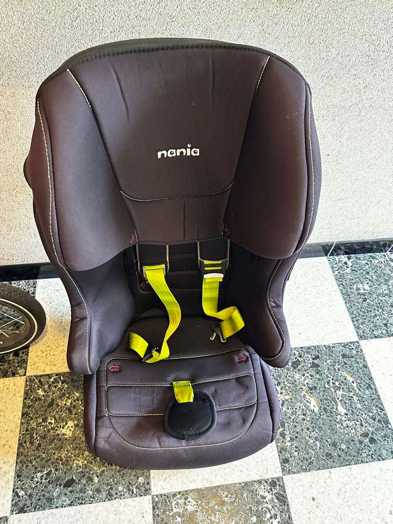 Autostoel Nania 9–25 kg (Groep 1/2) – Goede staat, Kinderen en Baby's, Autostoeltjes, Ophalen, Zo goed als nieuw, Autogordel