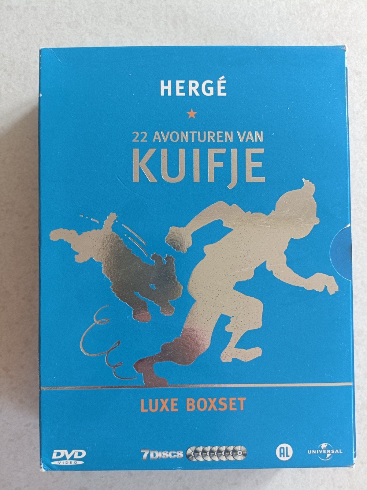 22 Avonturen van Kuifje - Luxe Boxset Dvd, Ophalen of Verzenden, Zo goed als nieuw, Europees, Tekenfilm