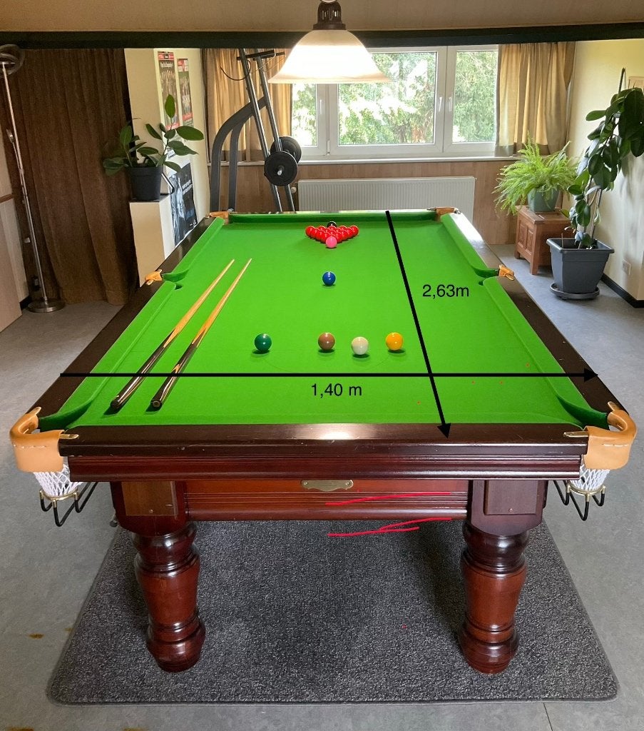 Snookertafel, Enlèvement, Utilisé, Table de snooker