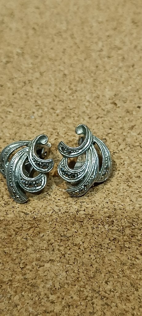 Vintage oorclips, Handtassen en Accessoires, Ophalen of Verzenden