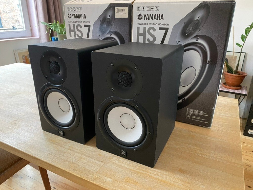 Yamaha HS7 actieve studio monitors – paar, TV, Hi-fi & Vidéo, Enceintes, Moniteur de studio, Câbles inclus, Yamaha, 60 à 120 watts