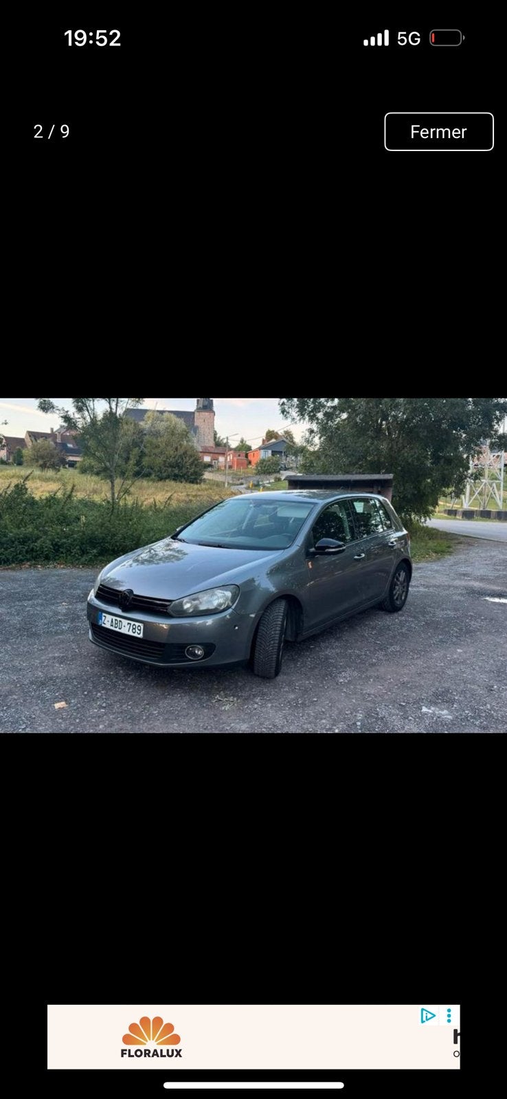 Golf 6 à vendre, Autos, Achat, Entreprise, Boîte manuelle, Noir