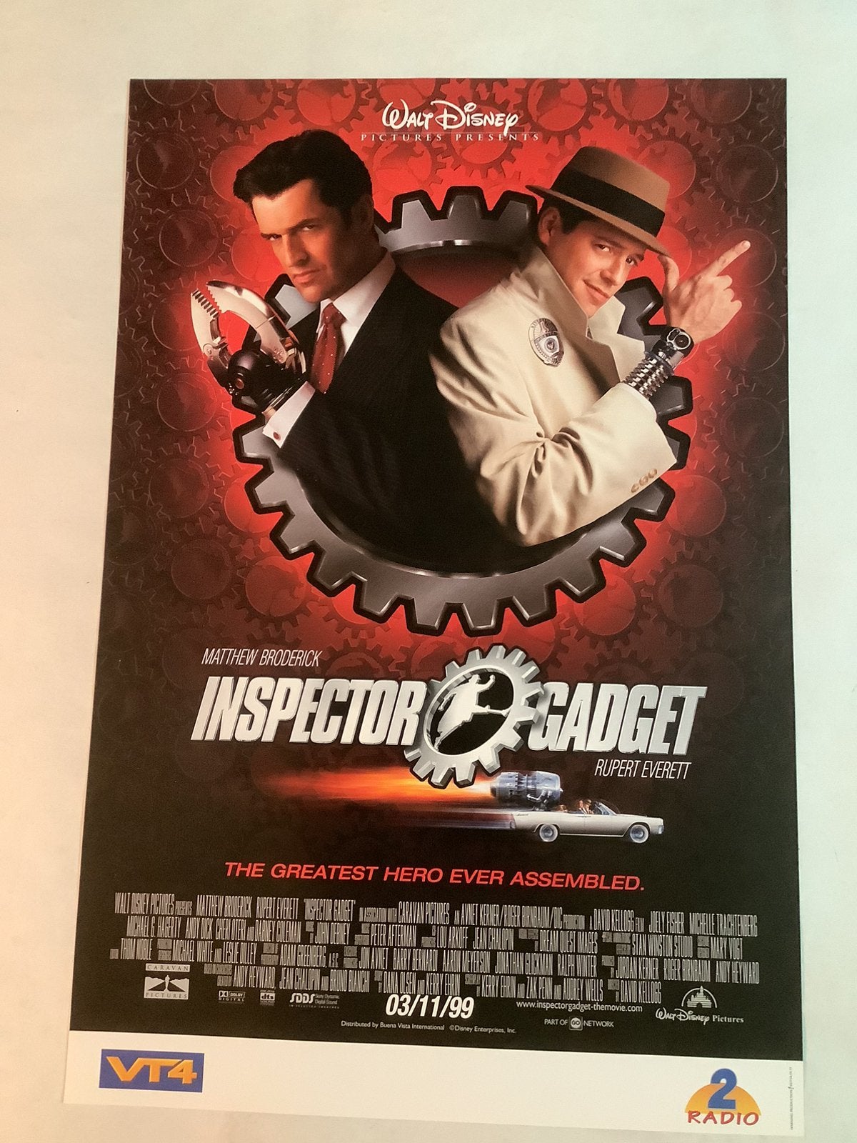 INSPECTOR GADGED   Filmposter   40-60 cm, Verzamelen, Ophalen of Verzenden, Zo goed als nieuw