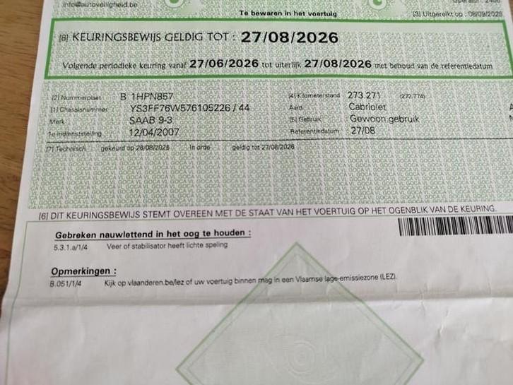 SAAB 9.3 Tdi Cabriolet - 2007 - Dak werkt 100%, Auto's, Saab, Particulier, Te koop, Saab 9-3, ABS, Airbags, Alarm, Automatische klimaatregeling
