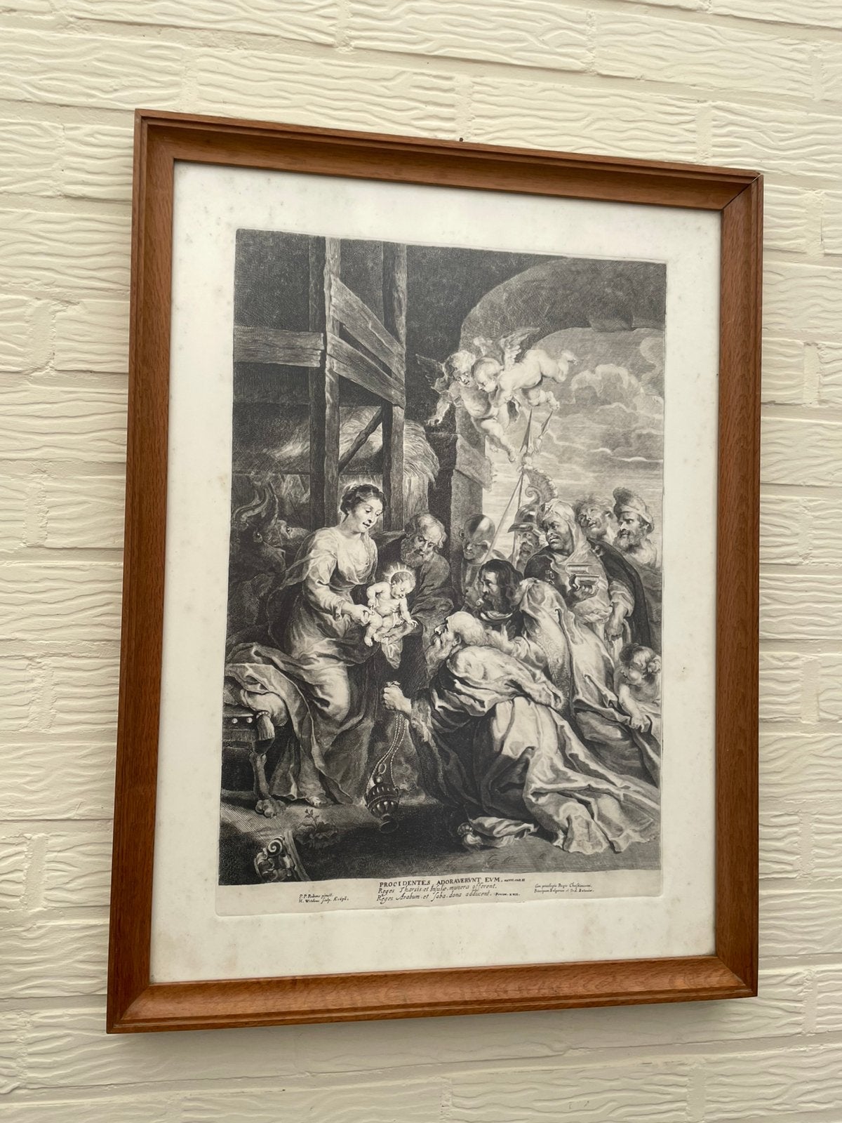 L'Adoration des bergers - Lucas Vorsterman (1595-1675), Enlèvement, Gravure