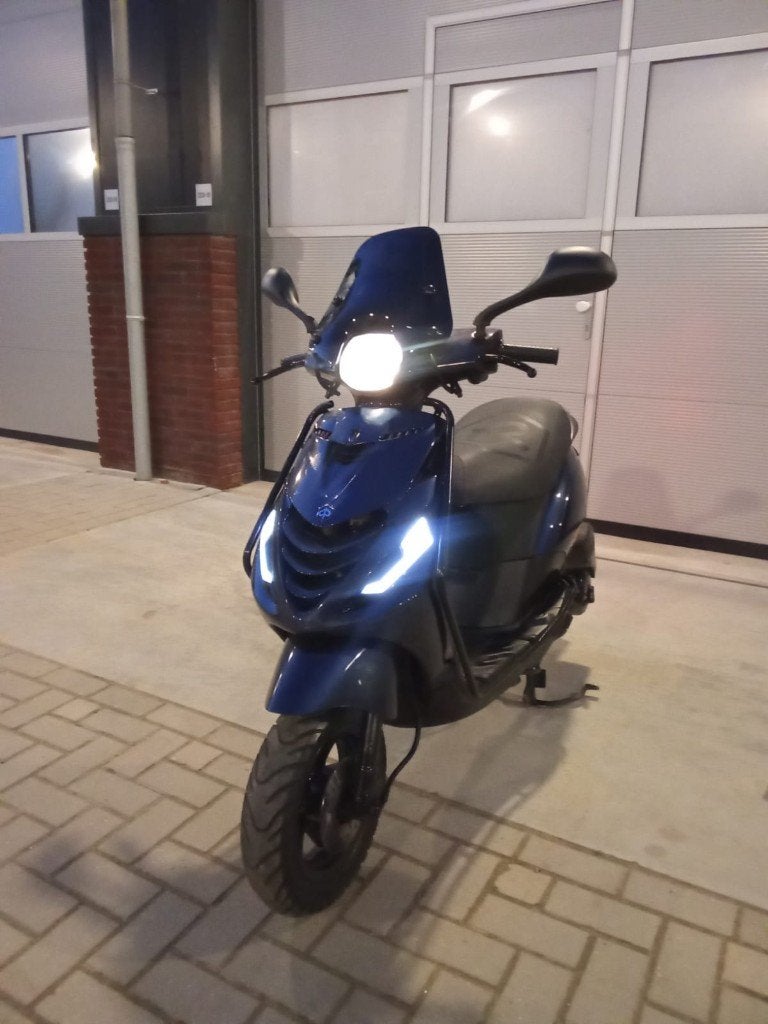 Piaggio Zip 4T A-klasse Glans Midnight Blauw | Garantie ✅, Ophalen of Verzenden, Zo goed als nieuw