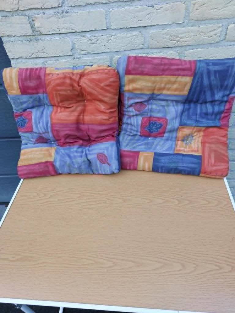 Kussens voor op Tuinstoel  1€ stuk  De orange, Tuin en Terras, Ophalen, Zo goed als nieuw