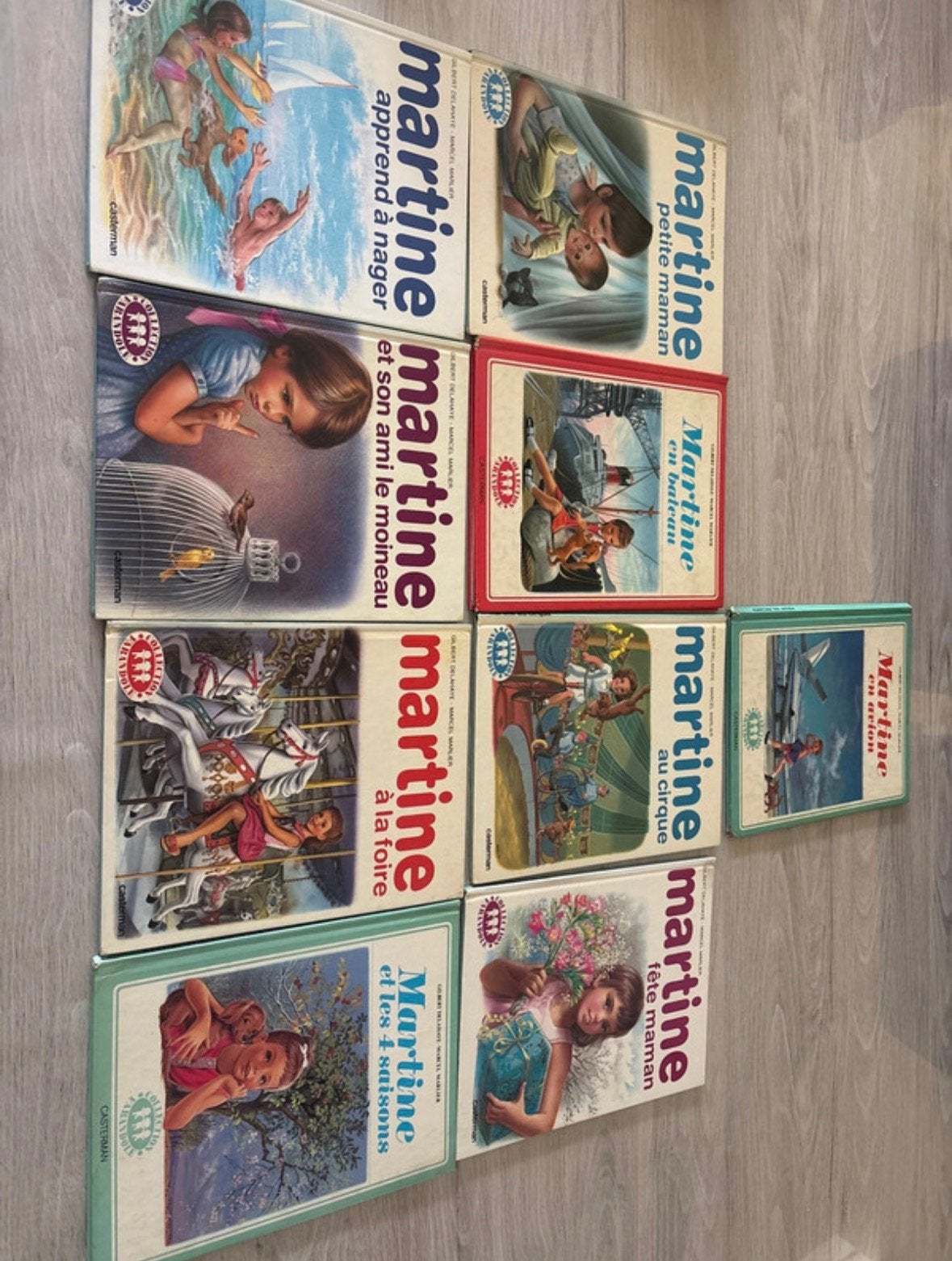 Lot 9 livres Martine, Livres, Enlèvement, Utilisé, Livre de lecture