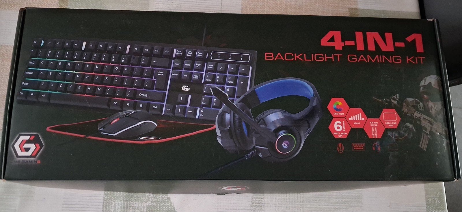 Kit de jeu Blacklight, Enlèvement