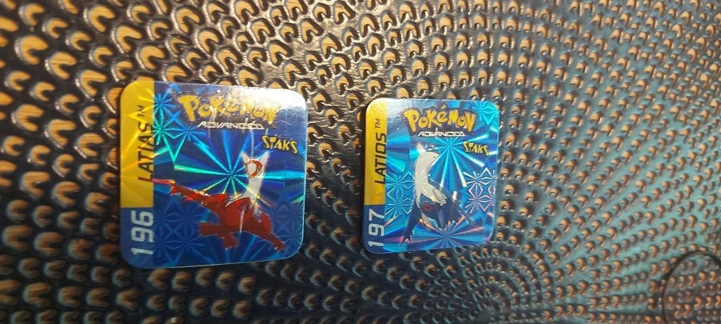 magneten speelgoed pokemon Latias Latios holos staks, Ophalen of Verzenden, Nieuw