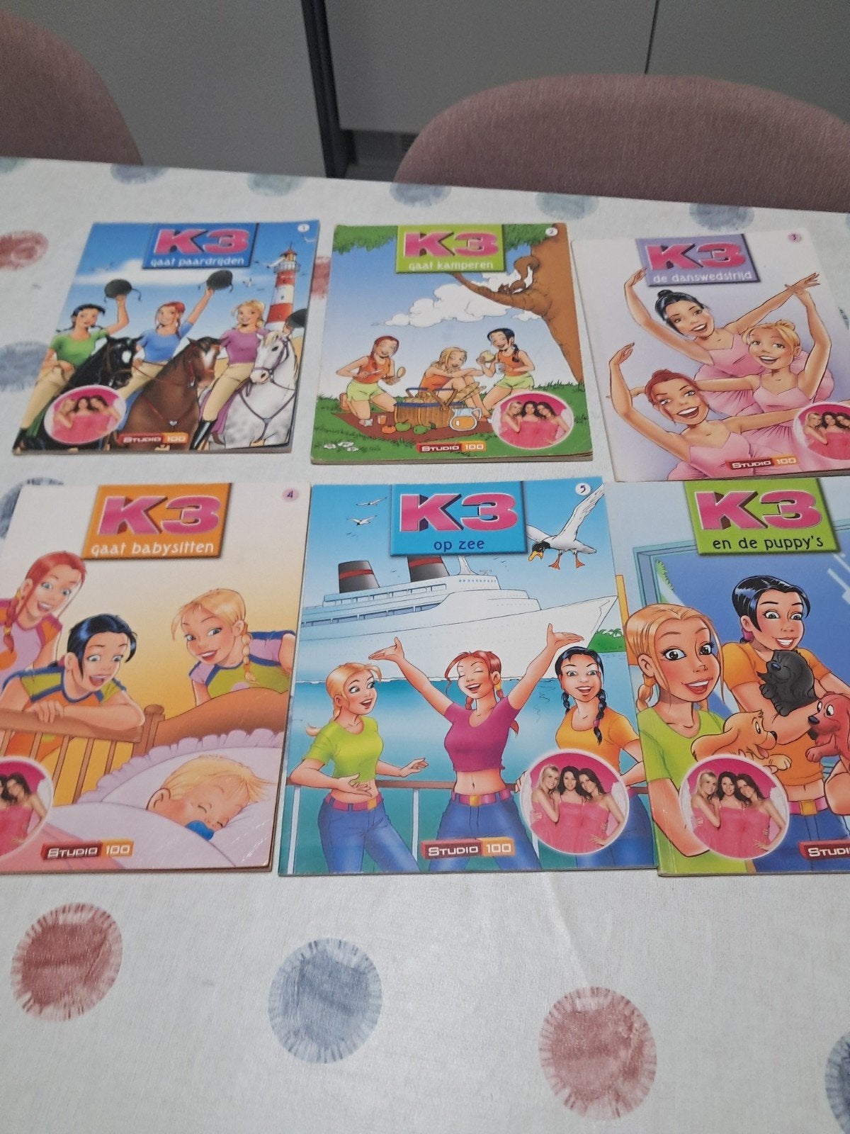 6 leesboekjes van k3, Ophalen of Verzenden