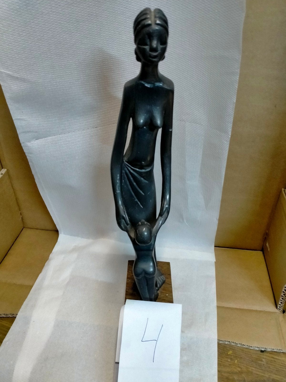 Tinnen beeld, Antiek en Kunst, Ophalen