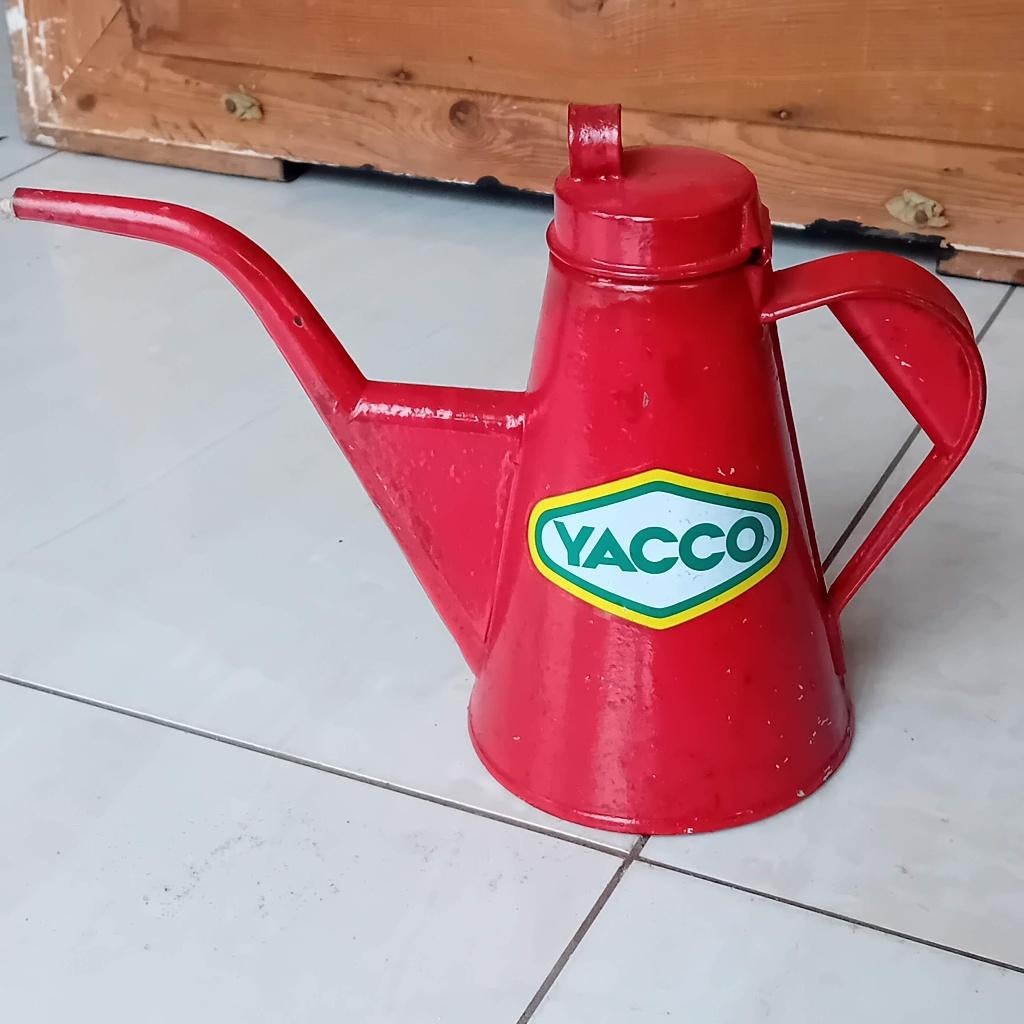 Vintage oliekan YACCO, Ophalen of Verzenden, Zo goed als nieuw, Gebruiksvoorwerp