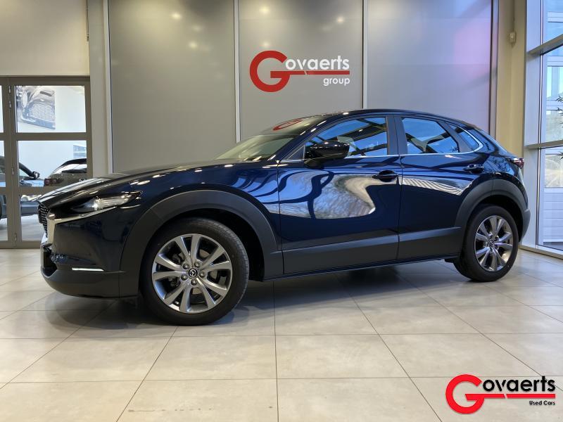Mazda CX-30 2.0L e-Skyactiv X 186pk 6AT Centre-Line + DASO, Auto's, Mazda, Automaat, 1998 cc, 140 g/km, Blauw