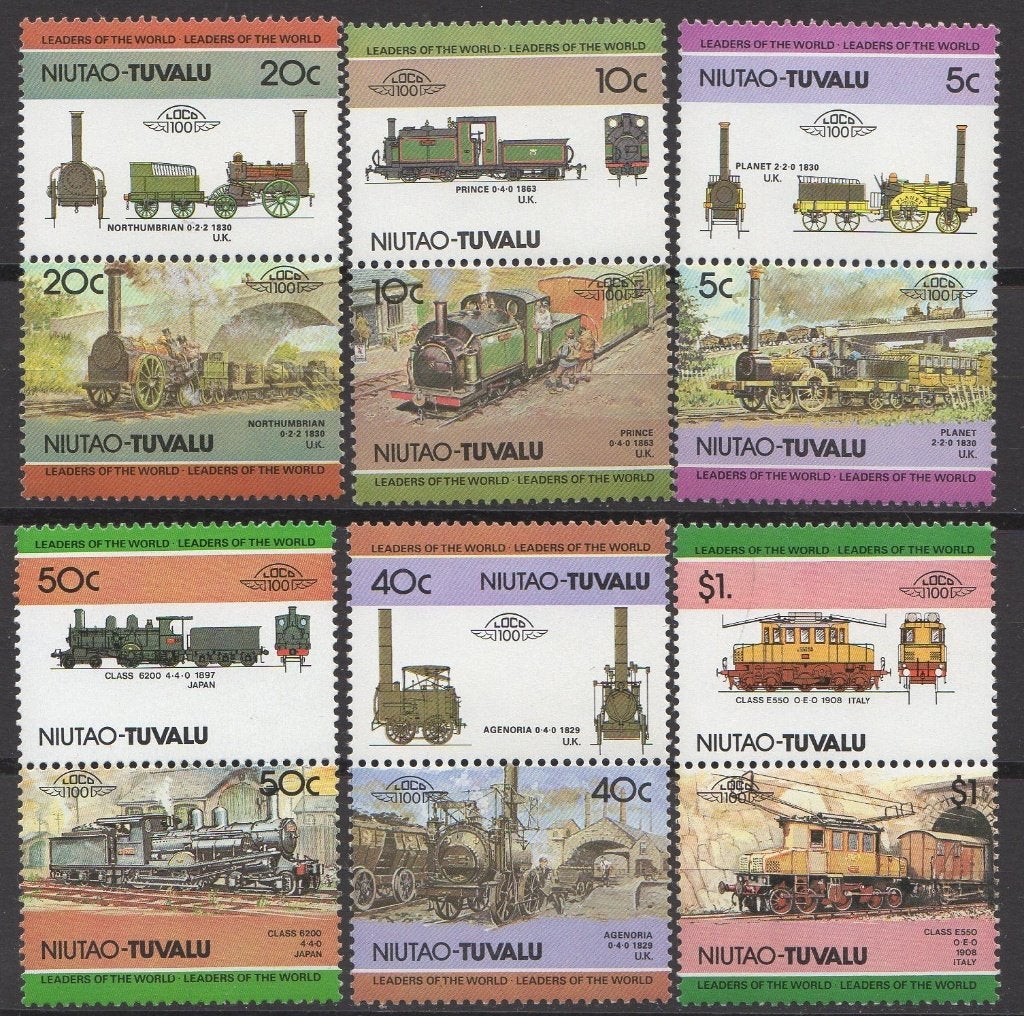 Niutao-Tuvalu - treinen, Ophalen of Verzenden, Postfris