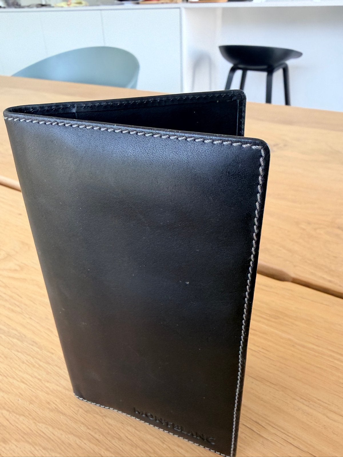 Couverture de journal de poche en cuir Montblanc, nouvelle !, Enlèvement, Neuf, Noir, Cuir